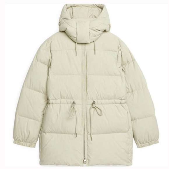 NWOT ARKET Down Cinched Puffer Coat - Picture 3 of 4